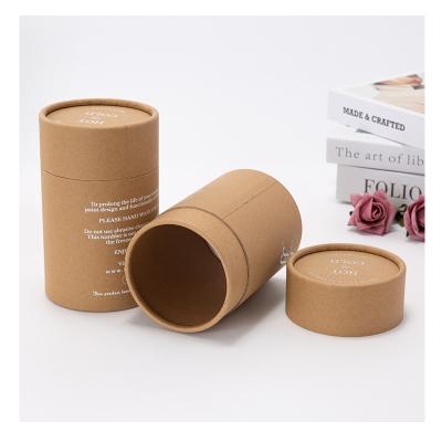 China Matcha Milk Tea Canister Recyclable Luxury Packaging Customized Tube Paper Gift Box Lid Lid Packaging Storage Shipping For Underwear for sale