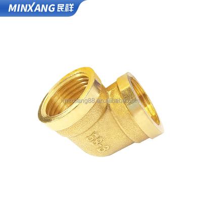 China Outer Tooth Elbow Brass Tubing Fittings, Common Diameter 4/6 Equal, Internal Copper Tee Thread All Copper Fittings Equal for sale