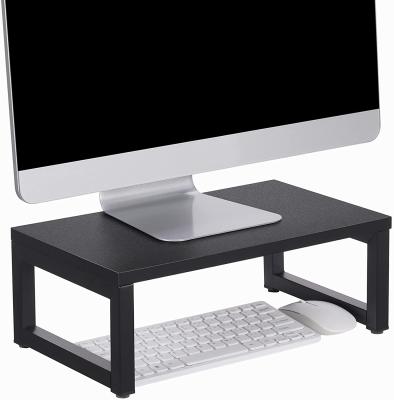 China Ergonomic Desktop Storage Shelf Monitor Stand (Other) Adjustable Desk Table Organizer Riser Stand Monitor for Laptop for sale