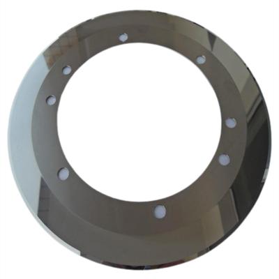 China Sharp And Long Life Use OEM Hard Alloy Blade Carbide Round Circular Knife Slitting Round Blade for sale