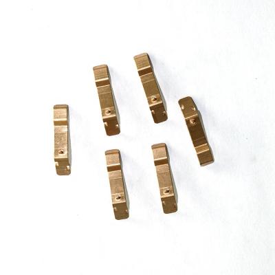 China Life expectancy 100 good quality assembled stamped brass silver parts of contact for sale