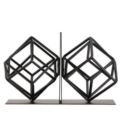 China Eclectic Home Decor Bookends Book Holder Classroom Desk Geometry Desk Decor Study Decoration Creative Home Crafts for sale