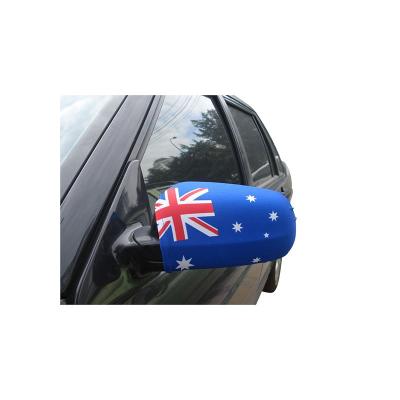 China High Quality Elastic Health Care Institutes Country Flag Australia Car Side Mirror Cover Flag for sale