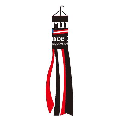 China Health Care Institutes High Quality 100% Polyester Asset Save America Wind Sock Flag for sale