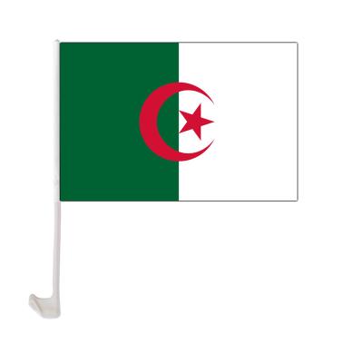 China Health Care Institute 30x45cm Car Window Flag Algeria High Quality Car Flag for sale