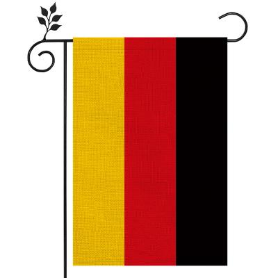 China Hot Selling Reusable Polyester 30x45cm Germany Flag Garden Canvas Flag for sale