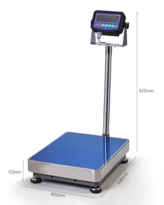 China 201 Stainless Steel Weight Scale Cover Electronic Industrial Bench Platform Scale for sale