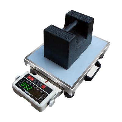 China Aluminum Alloy Scale Frame + Stainless Steel Electronic Scale Plate Weighing Platform Scale Shipping Scale with Radio for sale