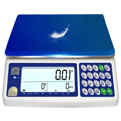 China Stainless Steel ABS Material New Industrial Electronic Small Precision Electronic Counting Scale High Precision Scale Plate 1g +30kg Precision Scale for sale