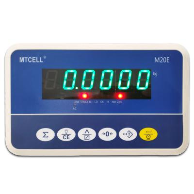 China RS232 M20E Weighing Indicator Weight Floor Bench Industrial Scale Digital Weighing Display for sale