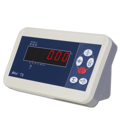 China RS232 T8 Weighing Indicator Platform Weight Weighbridge Digital Weighing Display for sale