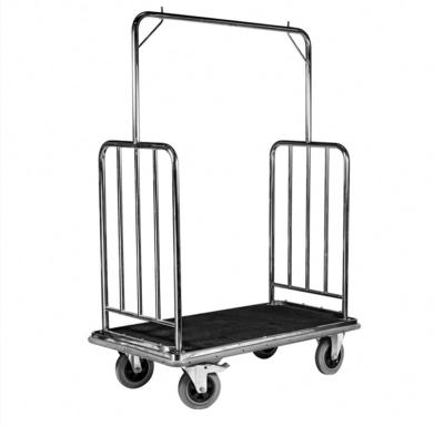 China High End Hotel / Restaurant Tools Custom Design Airport Travel Aluminum Heand Custom Price Hotel Luggage Trolley in Kuwa for sale