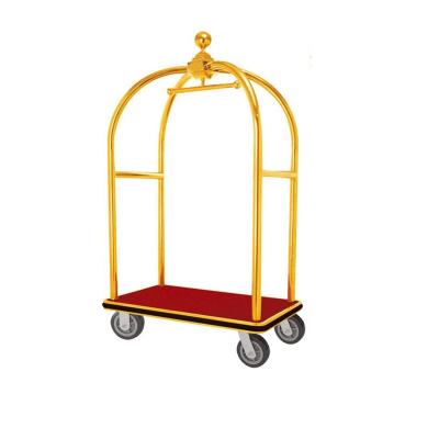 China Hotel / Restaurant Tools Wholesale Top Standard Eco - Friendly Hotel Luggage Trolley High Cost - Effective Foldable Bumpers for sale