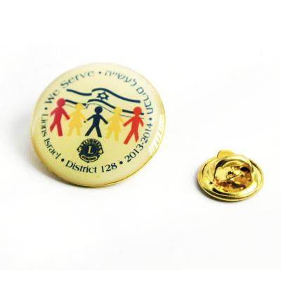 China Europe Hat Pins Hard Enamel Plastic Custom Printed Clothes PVC Epoxy Resin Lapel Silk Printing Pins With Logo for sale