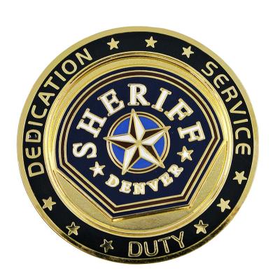 China Europe USA Coast Guard Pentagon FBI Challenge Coin History for sale