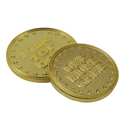 China New Parents 24K Gold Plating Europe Baby Dad Mom Decision Making Master Game Coin For Kids for sale