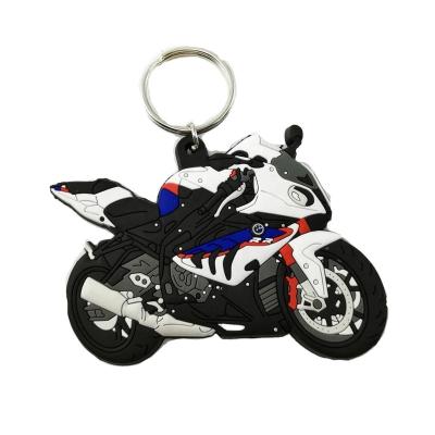 China New Design Custom Motorcycle Promotion Promotion PVC Key Chain for sale