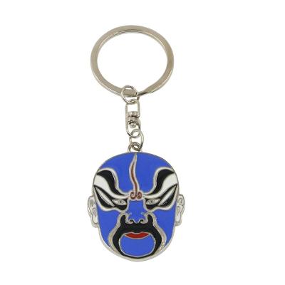 China Metal promotion kirsite face shock helmet mini brain changing super fengshui metal engraved key chain for sale