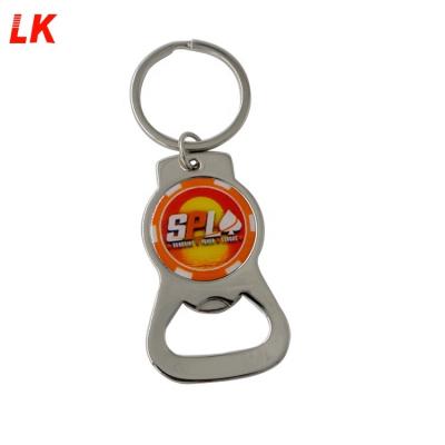 China Viable Wholesale Custom Zinc Alloy Bottle Opener From China With Key Chain for sale