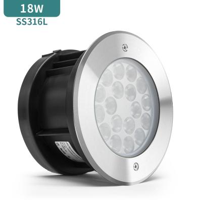 China De onderwater Openluchtpoolverlichting 6500K maakt IP68 18W SS316L waterdicht Te koop