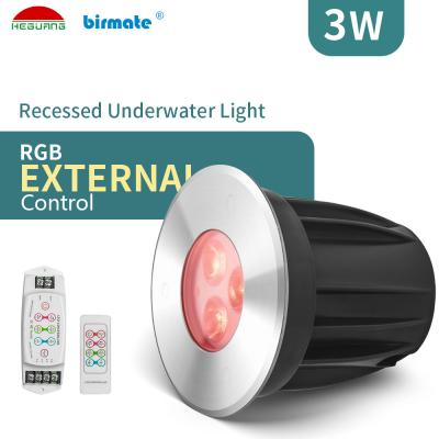 China 3W RGB van de Controle Onderwater Geleid Lichten van Kleurenextenal het zwembadlicht Te koop