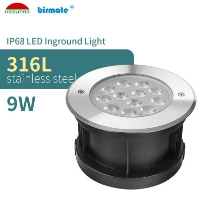 Κίνα οδηγημένα λίμνη φω'τα 9W cErp Inground 24V IP68 SS316L με το καλώδιο VDE προς πώληση