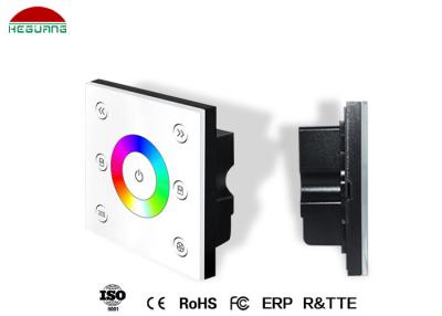 China DMX512 Signal LED Pool Light Controller RGB Panel Portable 86mmx86mmx36mm for sale