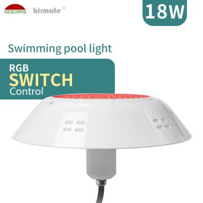 China AC12V VDE 630lm leidde Controle IP68 AC12V van de Zwembad de Lichte 18W Schakelaar Te koop