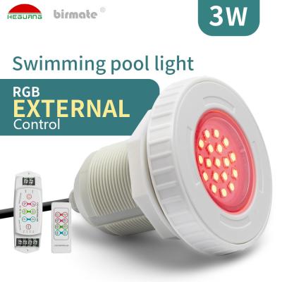 China Opgezette Oppervlakte van het Zwembadlichten 250ma SMD5050 van 3W 12v VDE RGB Geleide Te koop