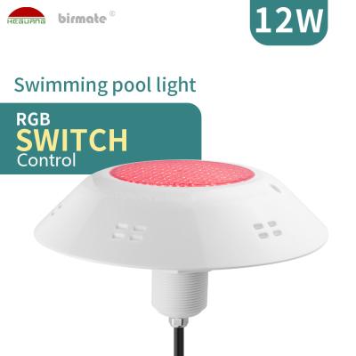 China Van het Zwembadlichten van VDE 12W 250LM Rgb de Schakelaarcontrole AC12V ROHS Te koop