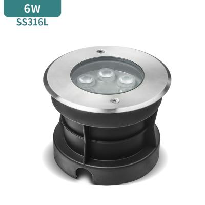 China 500LM 6W Garden Led Underground Light AC100-240V SMD3030 VDE for sale