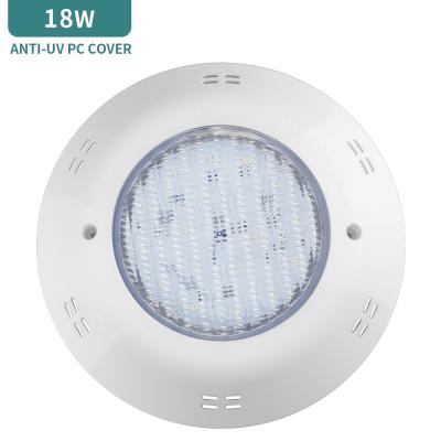 China De oppervlakte zet Geleide de Pool Lichte 18X1W Transparante PC op van IP68 Dimmable Te koop