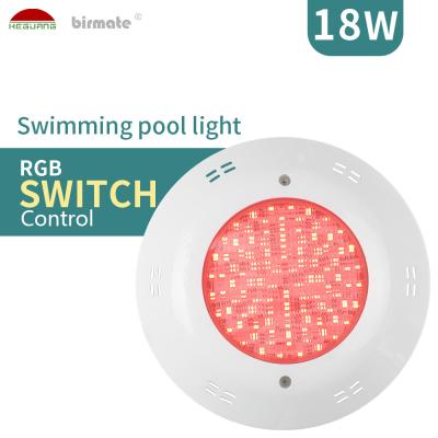 China ABS zet RGB Oppervlakte Geleide de Schakelaarcontrole 520LM van Downlight 18W IP68 op Te koop