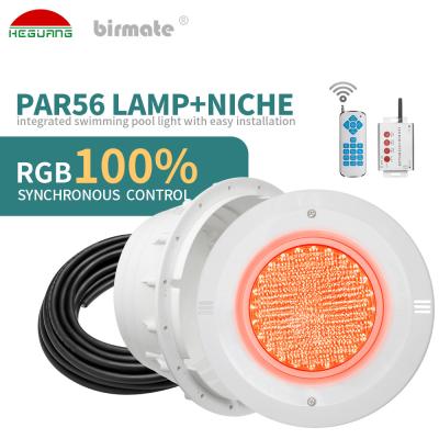 China 100% synchrone controle18w SMD5050 Plastic UL Gediplomeerde Pool Lichte PAR56 Te koop