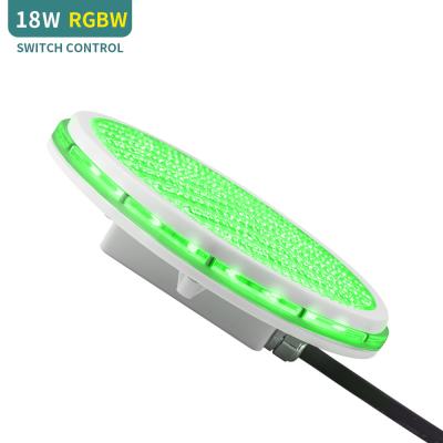 China 130LM Par56 voegt de Lichte ABS Anti Uv van de de Dekkingsschakelaar van PC Controle 18W SMD5050 samen Te koop