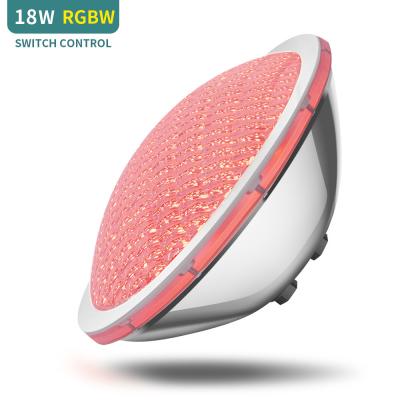 China SS316L 18W maakt van LEIDENE de Schakelaar Anti Uv1560ma Poollichten RGBW waterdicht Te koop