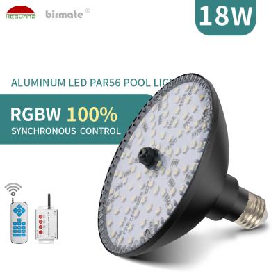 China Synchronous Par56 Swimming Pool Lamps Aluminum RGBW SMD5050 120ma for sale