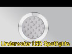 Swimming Pool Underwater LED Spotlights RGB DMX512 4000LM