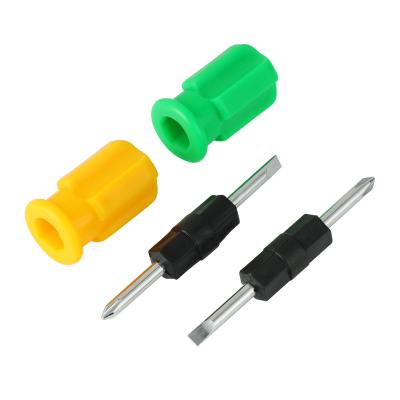 China Household Tool 45 Handle Steel Plastic Multi Function Multi Head Stubby Screwdriver for sale