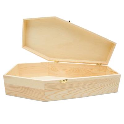 China China Vintage Gothic Pet Ash Box Halloween Coffin Box Table Top Storage Box Decoration for sale