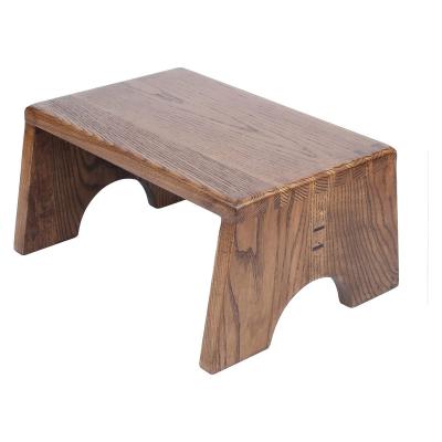 China USA Pedal Solid Wood Wooden Stool, Living Room Small Stool, Outdoor Movable Chair for sale