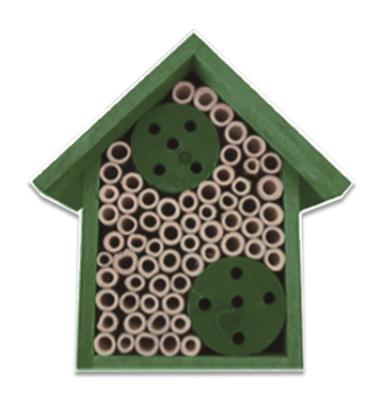 China Small Sustainable Hanging Wooden Butterfly And Bee Cage Insect Hotel Bee House for sale