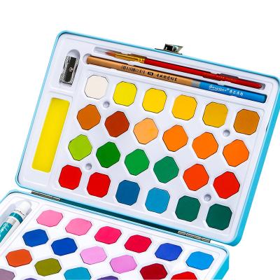 China China Factory Portable Paiting Water Color For Kids Dyes Soluble Coloring Water Color Paints Set for sale