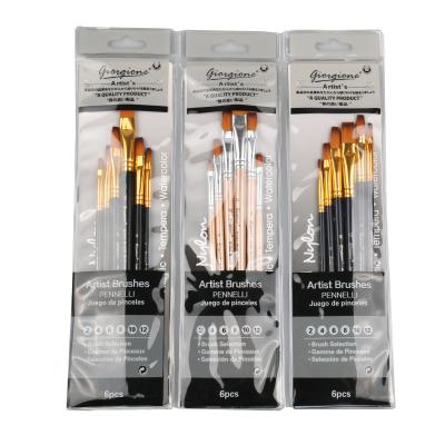 China New Professional Watercolor Painting Art Nylon Paint Brush Special Set To Meet Various Needs for sale