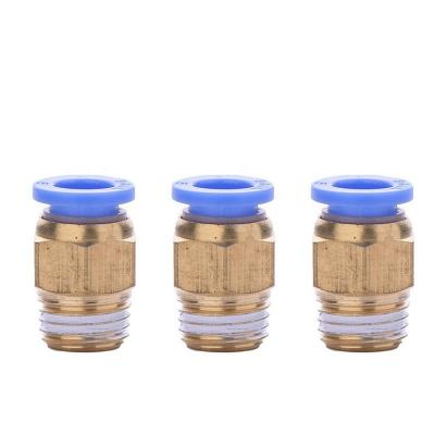 China Pneumatic Quick Fit Connector 4 m5 4-M6 4mm 6mm 8mm 10mm 12mm Male Thread 1/4 1/2 Pneumatics Air System 1/8 3/8 Hose Tube Compressed Hose for sale