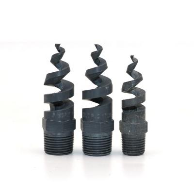 China Excellent wear-resistant, high hardness high stability PVC PP. PVDF. Soluble solids. Ss316 Fire Fighting Plastic Spiral Jet Spray Nozzle for sale