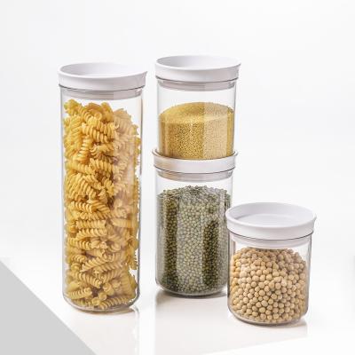 China Factory Direct Selling Sustainable Food Grade Square Empty Plastic Pet Sealed Jars for sale