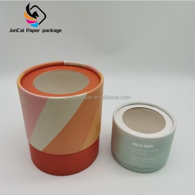 China Biodegradable hot selling products: top windowed paper tube cosmetic packaging packaging, salt bath packaging box for sale