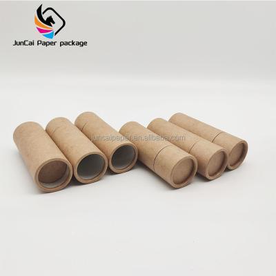 China Factory Wholesale Customized Recyclable Cardboard Food Grade Lip Balm Lift Up Paper Tube for sale