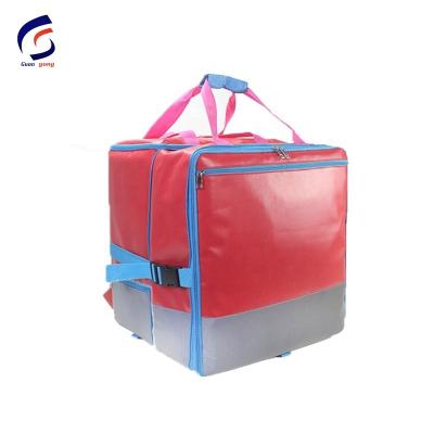 China 2019 waterproof hot sale promotional custom food delivery bag insulated thermal food delivery bag with sides pockets for sale